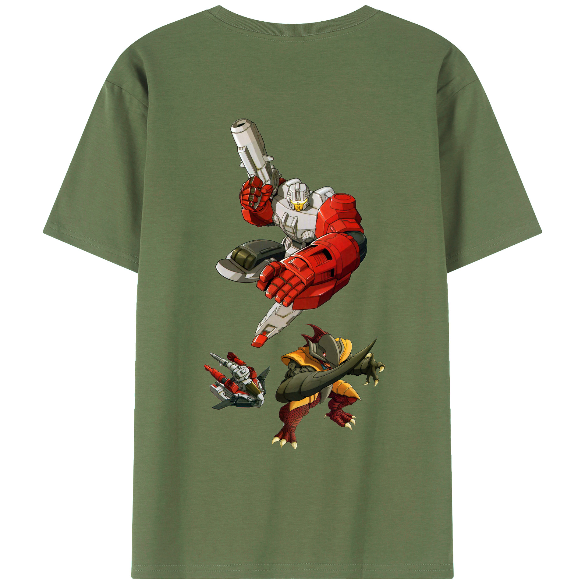 （画像用）  綿100％ メンズ半袖Tシャツ（バックプリント） 通気性